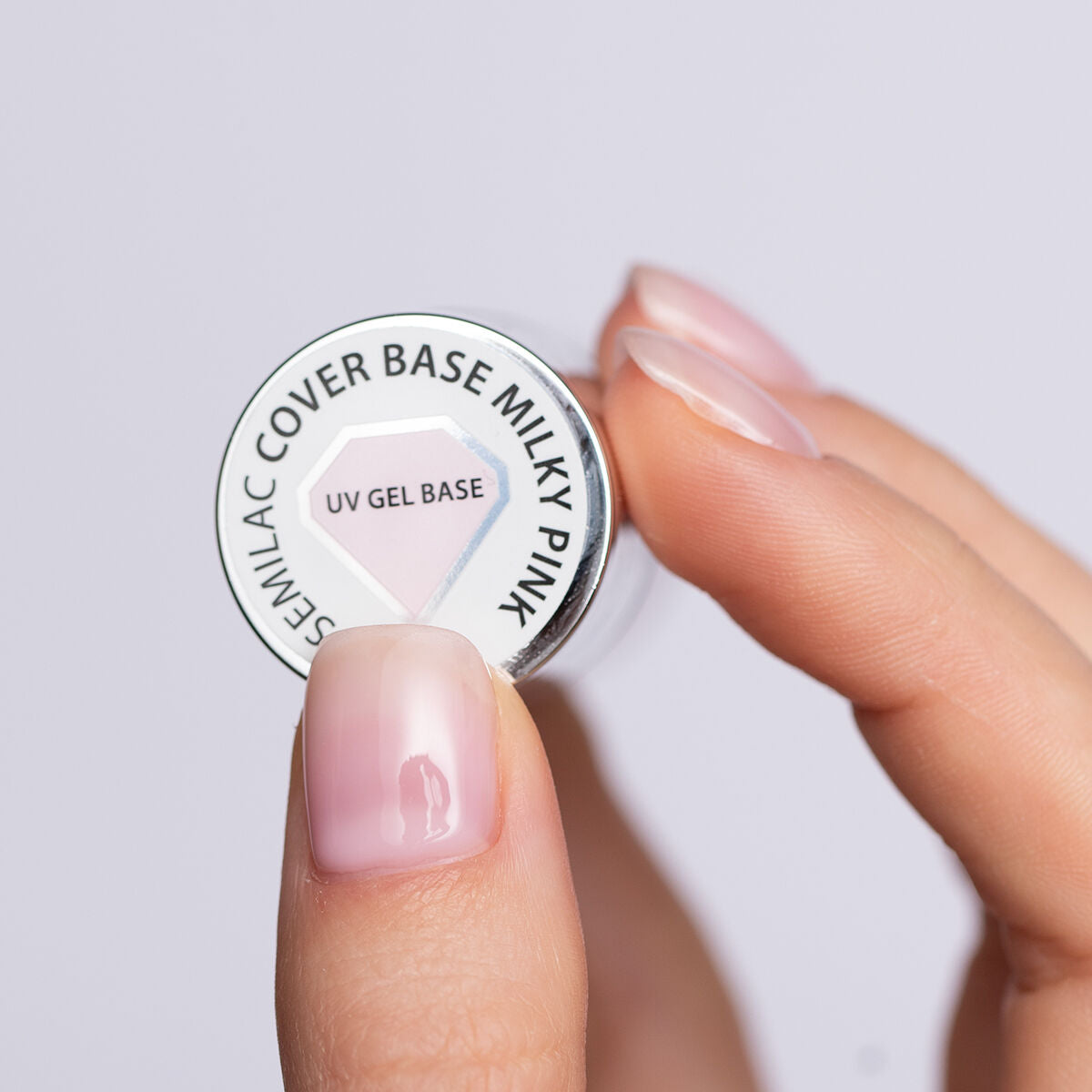 Semilac Baza Do Lakierów Hybrydowych Skin Tone Cover Base Milky Pink 7 ml