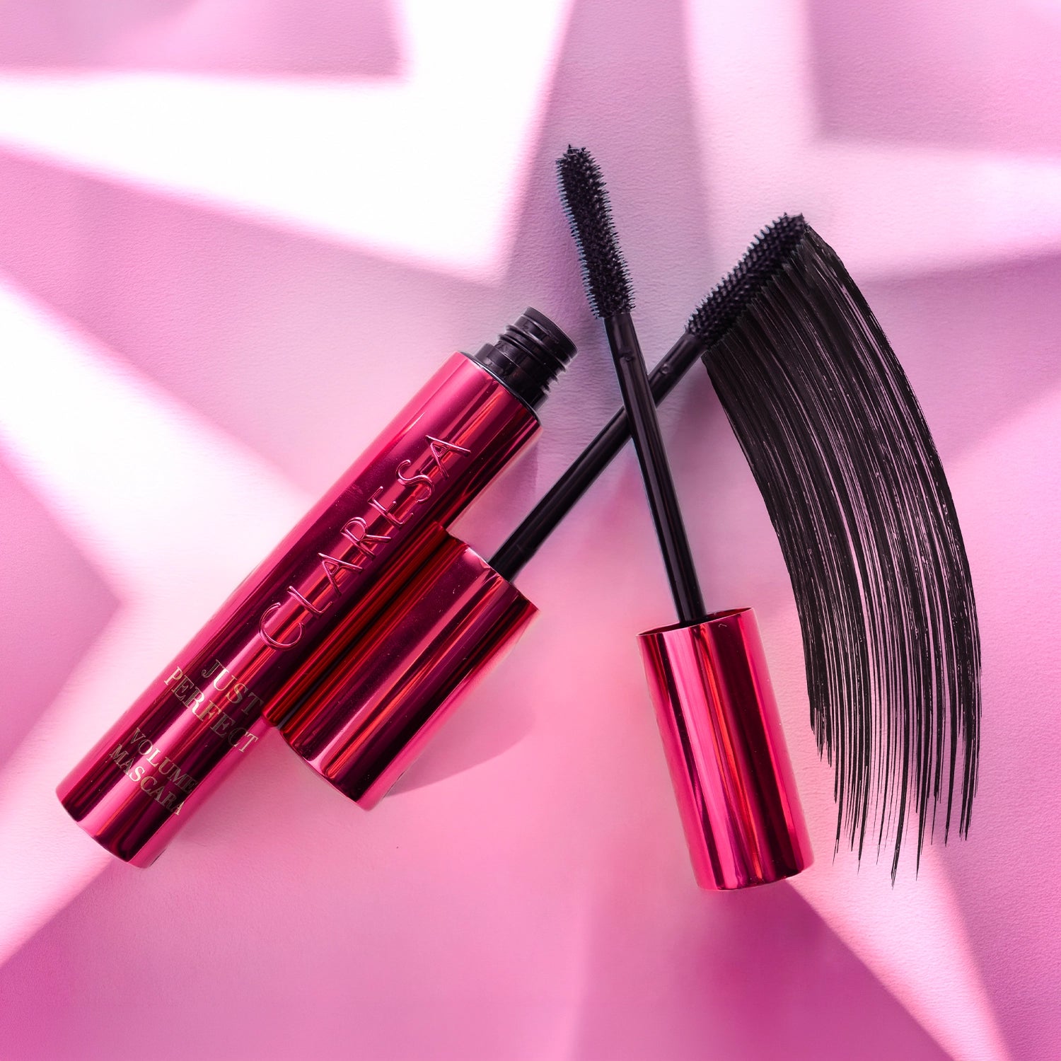 Claresa Just Perfect Volume Mascara Black Tusz Do Rzęs Pogrubiający, Czarny, 10g