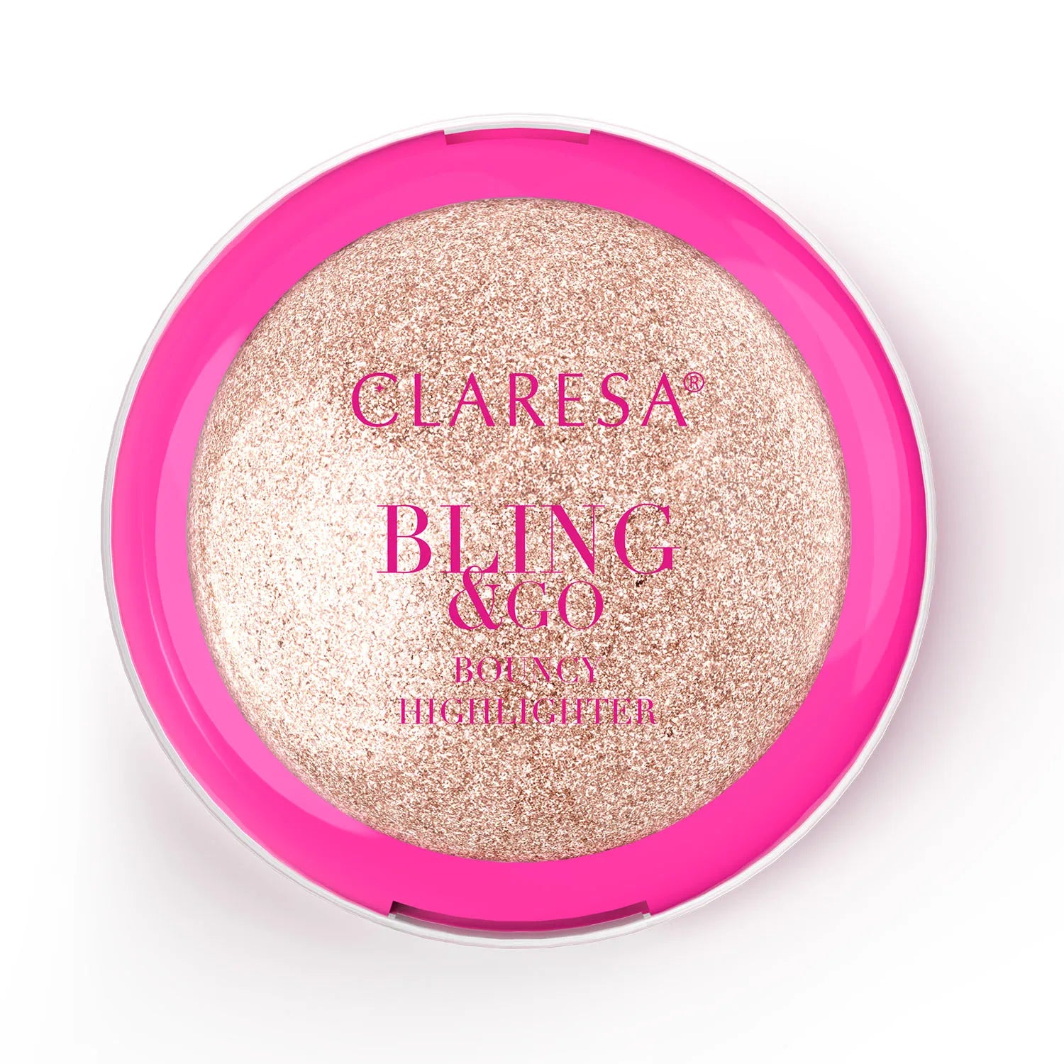Claresa Bling & Go Bouncy Highlighter Sprężysty Rozświetlacz 02 Cosmic Gold 8,5g