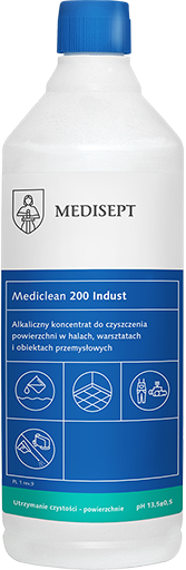 Mediclean 200 Indust 1L - Koncentrat o Wzmocnionym Działaniu 