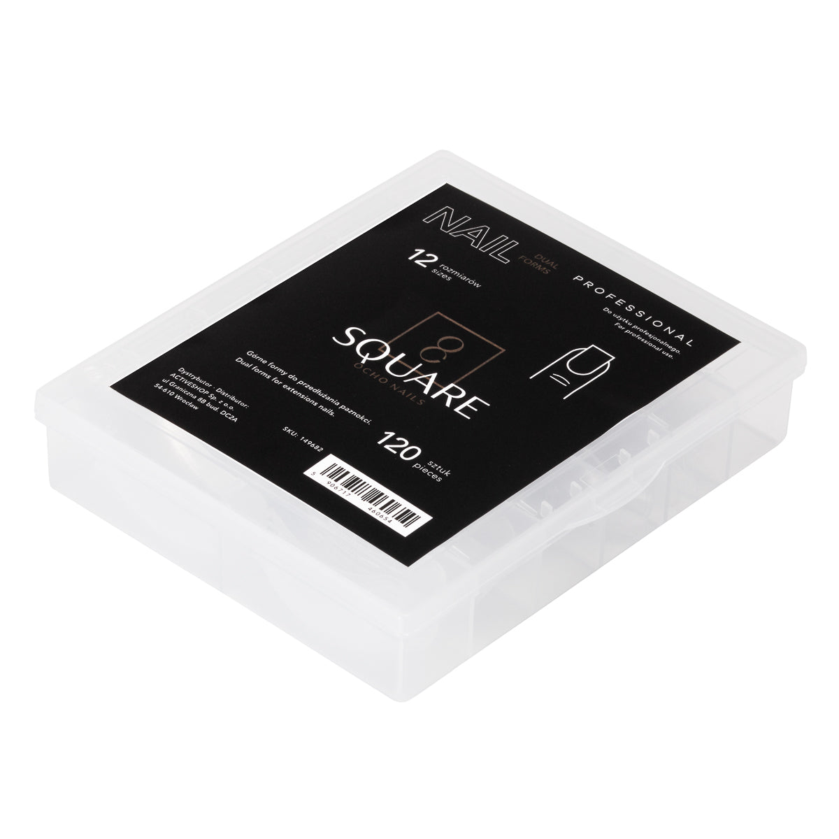 OCHO NAILS górne formy square 120 szt.