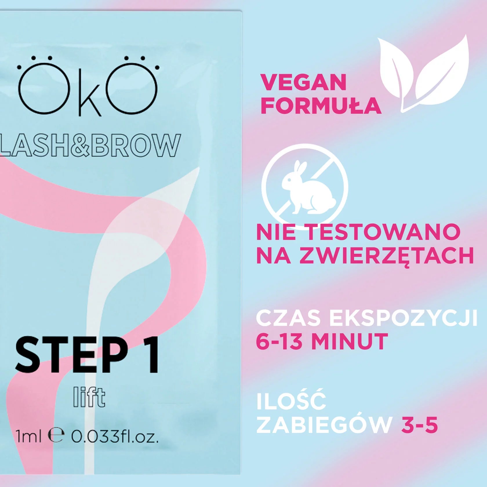 OKO Zestaw Środków Do Laminacji Rzęs I Brwi