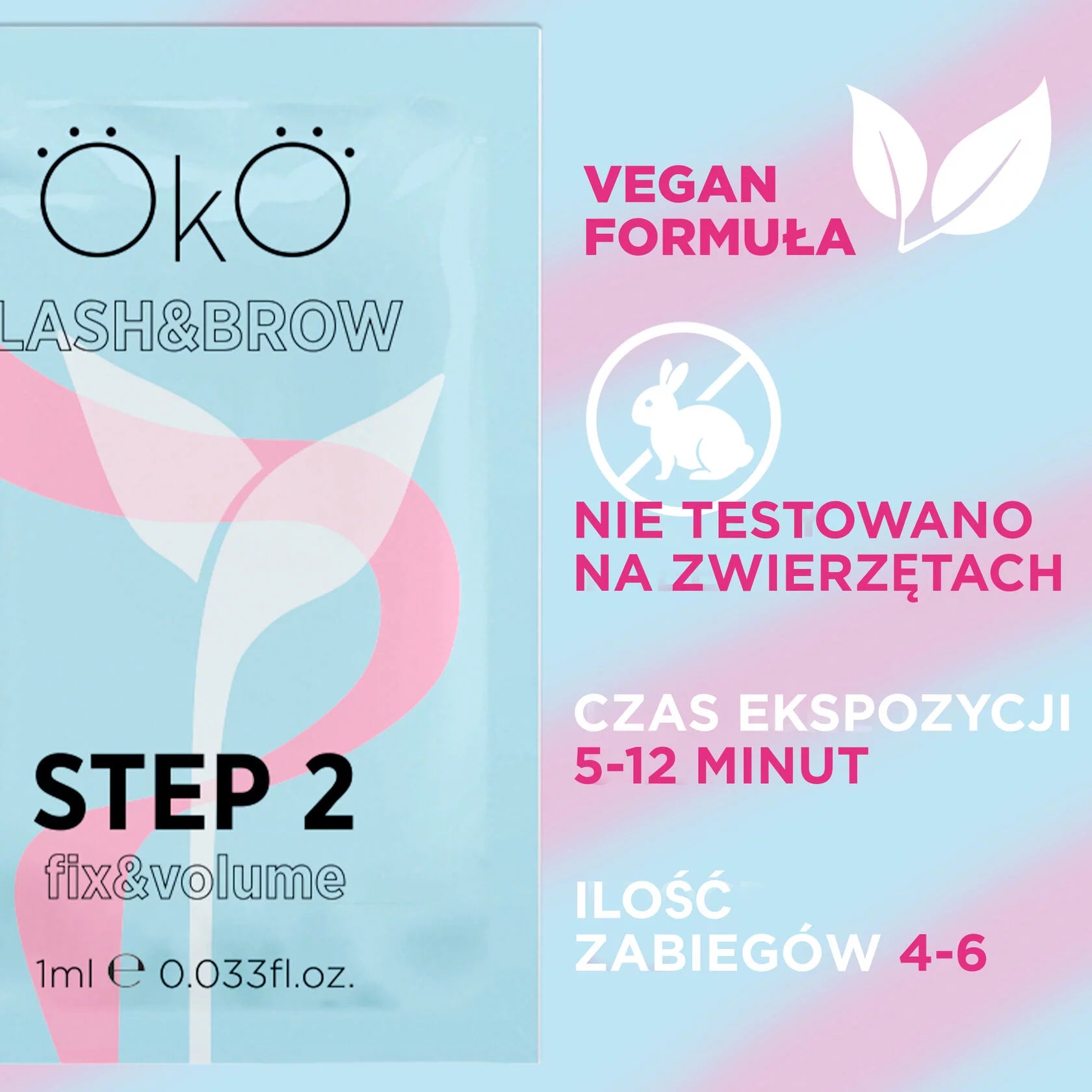 OKO Zestaw Środków Do Laminacji Rzęs I Brwi