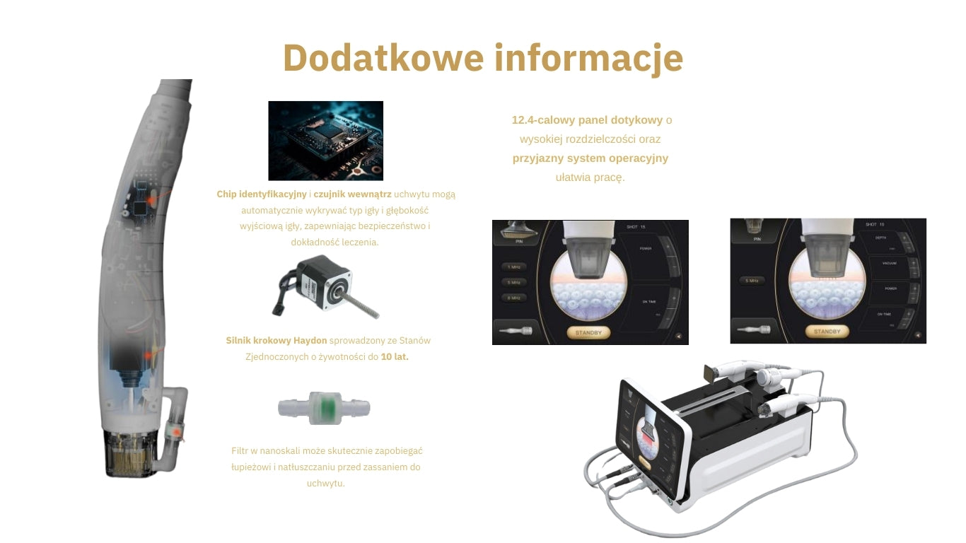 Urządzenie Medyczne - Magic RF Frakcyjne Fale Radiowe Wersja Nablatowa