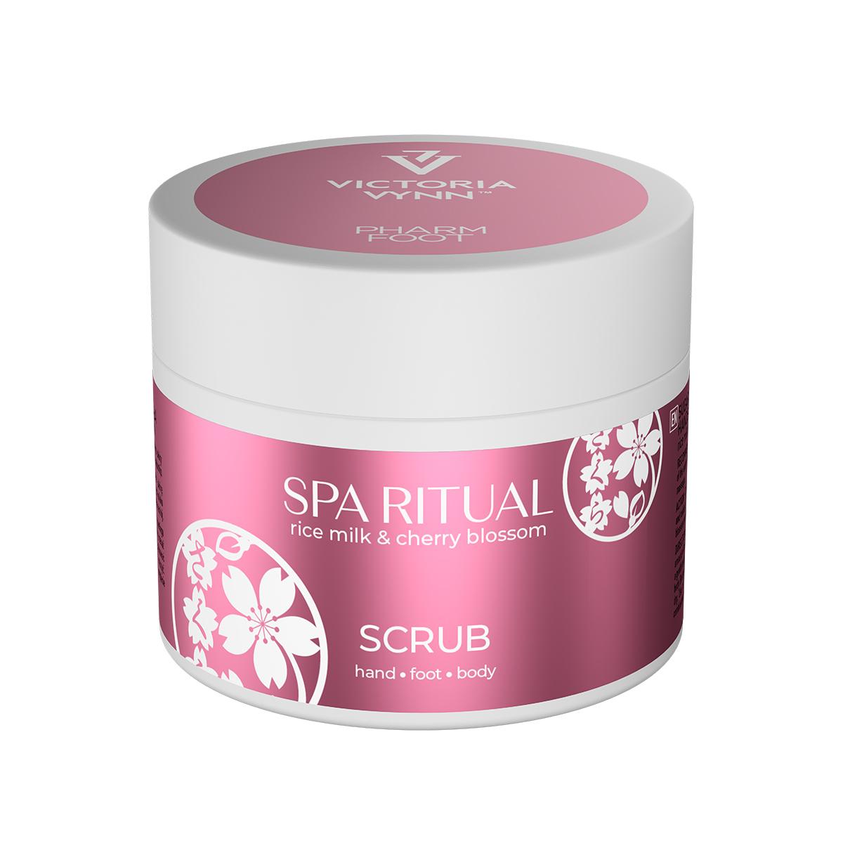 Victoria Vynn Spa Ritual Rice Milk & Cherry Blossom Peeling I Masło Do Stóp, Dłoni I Ciała 2x120ml