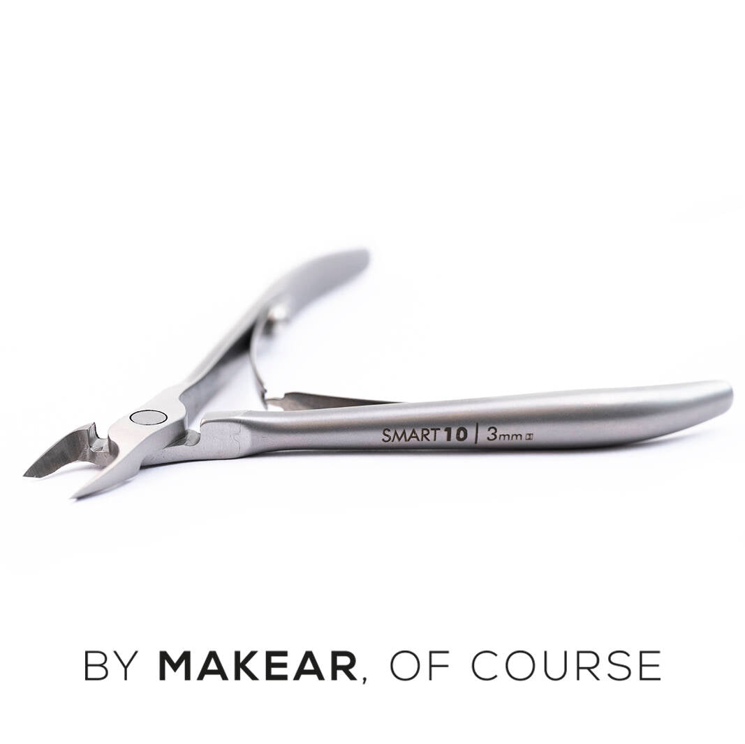Makear X Staleks Pro - Profesjonalne Cążki Do Skórek Smart 3mm (NS-10-3)