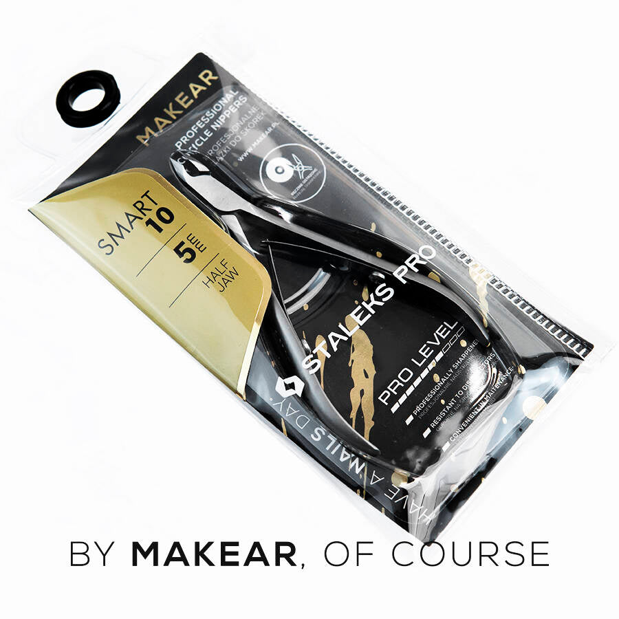 Makear X Staleks Pro - Profesjonalne Cążki Do Skórek Smart 5mm (NS-10-5)