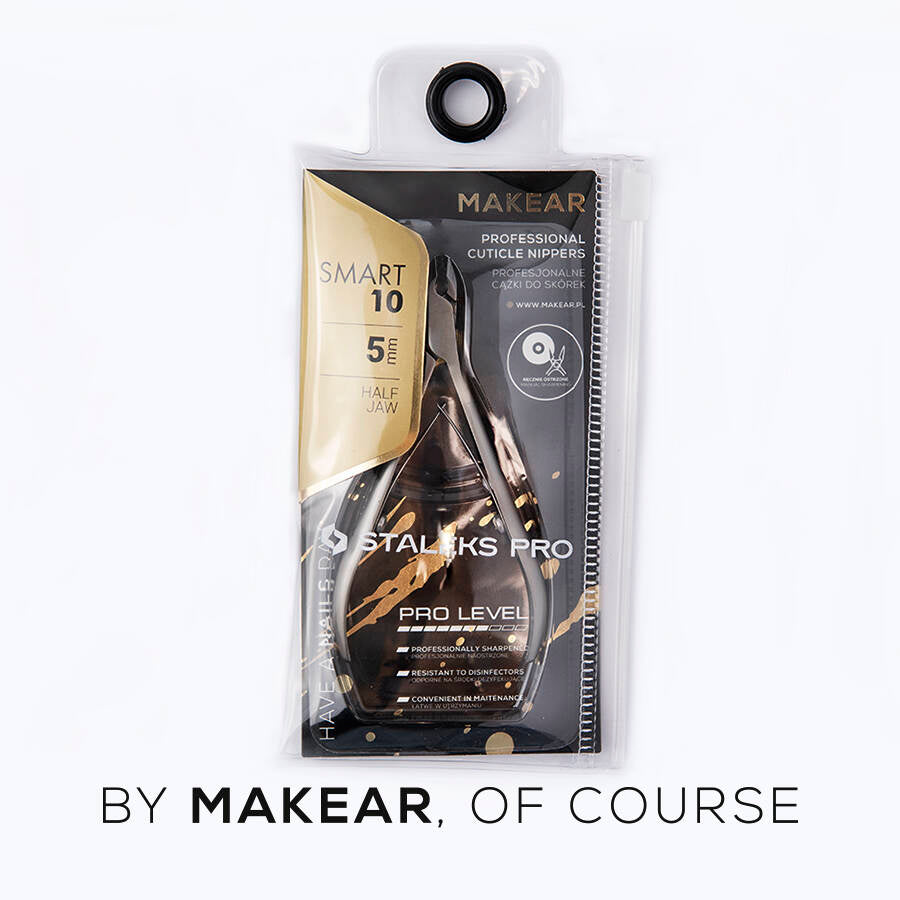 Makear X Staleks Pro - Profesjonalne Cążki Do Skórek Smart 5mm (NS-10-5)