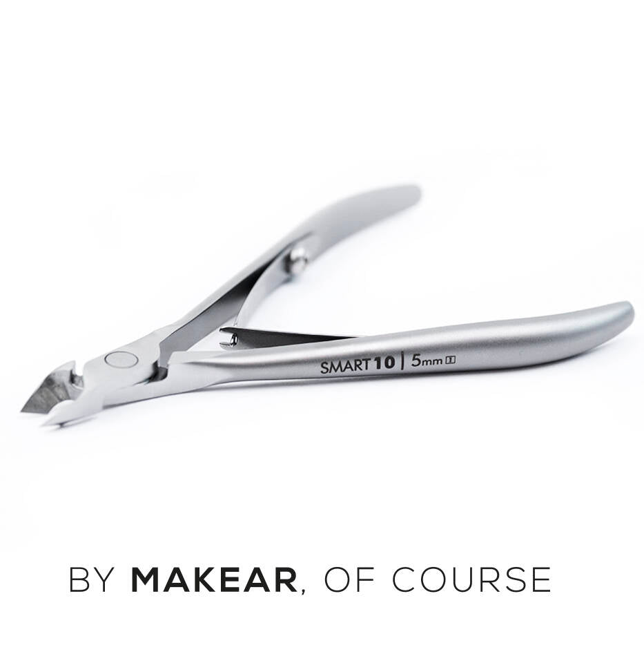 Makear X Staleks Pro - Profesjonalne Cążki Do Skórek Smart 5mm (NS-10-5)
