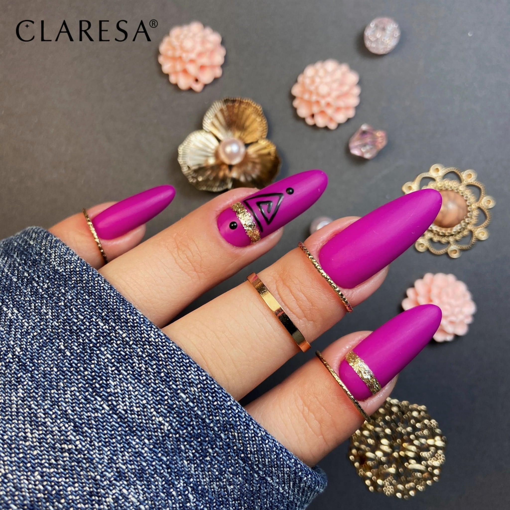 Claresa - Lakier hybrydowy PINK 549 -5g