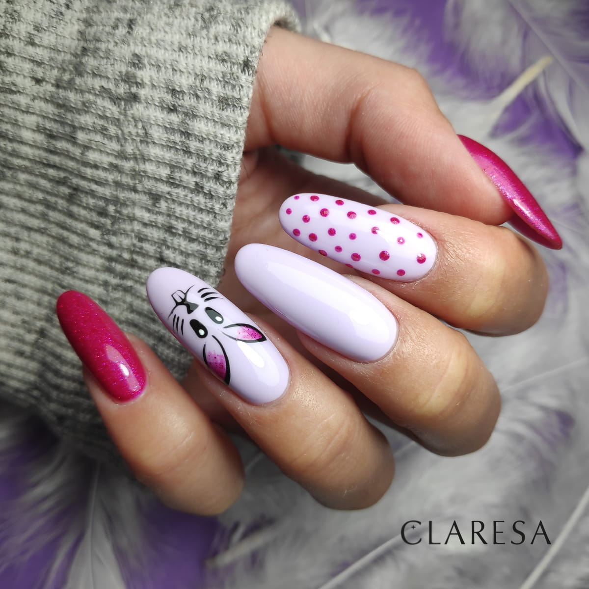 Claresa - Lakier hybrydowy PINK 551 -5g