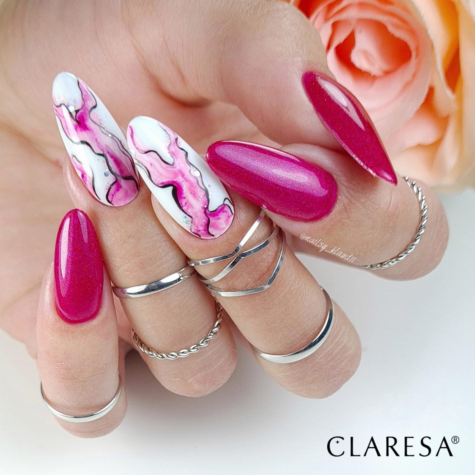 Claresa - Lakier hybrydowy PINK 551 -5g