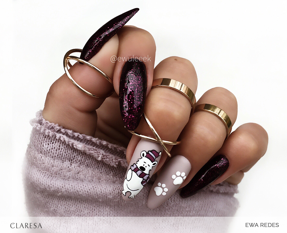 Claresa - Lakier hybrydowy PINK 554 -5g