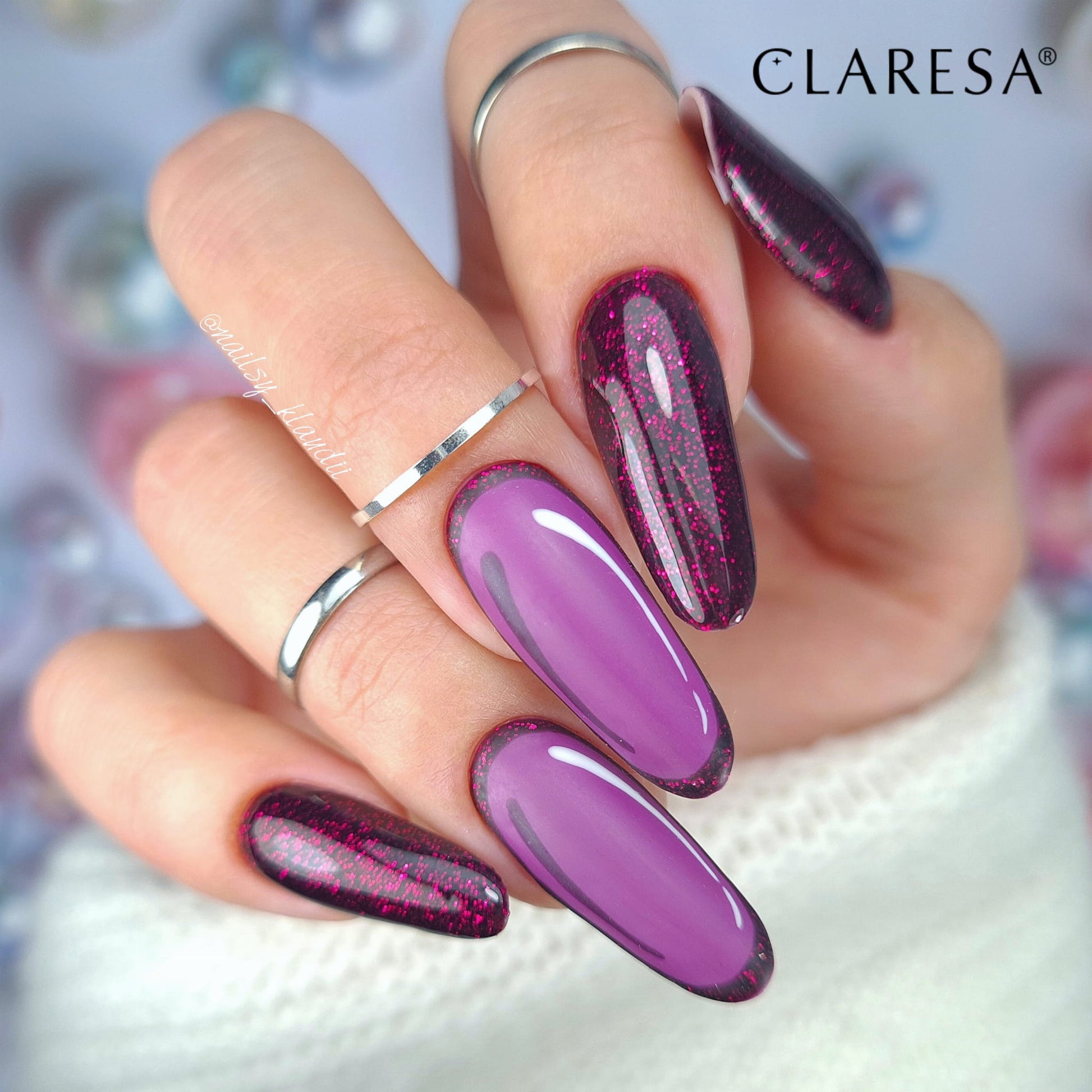 Claresa - Lakier hybrydowy PINK 554 -5g