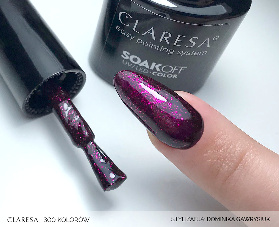 Claresa - Lakier hybrydowy PINK 554 -5g