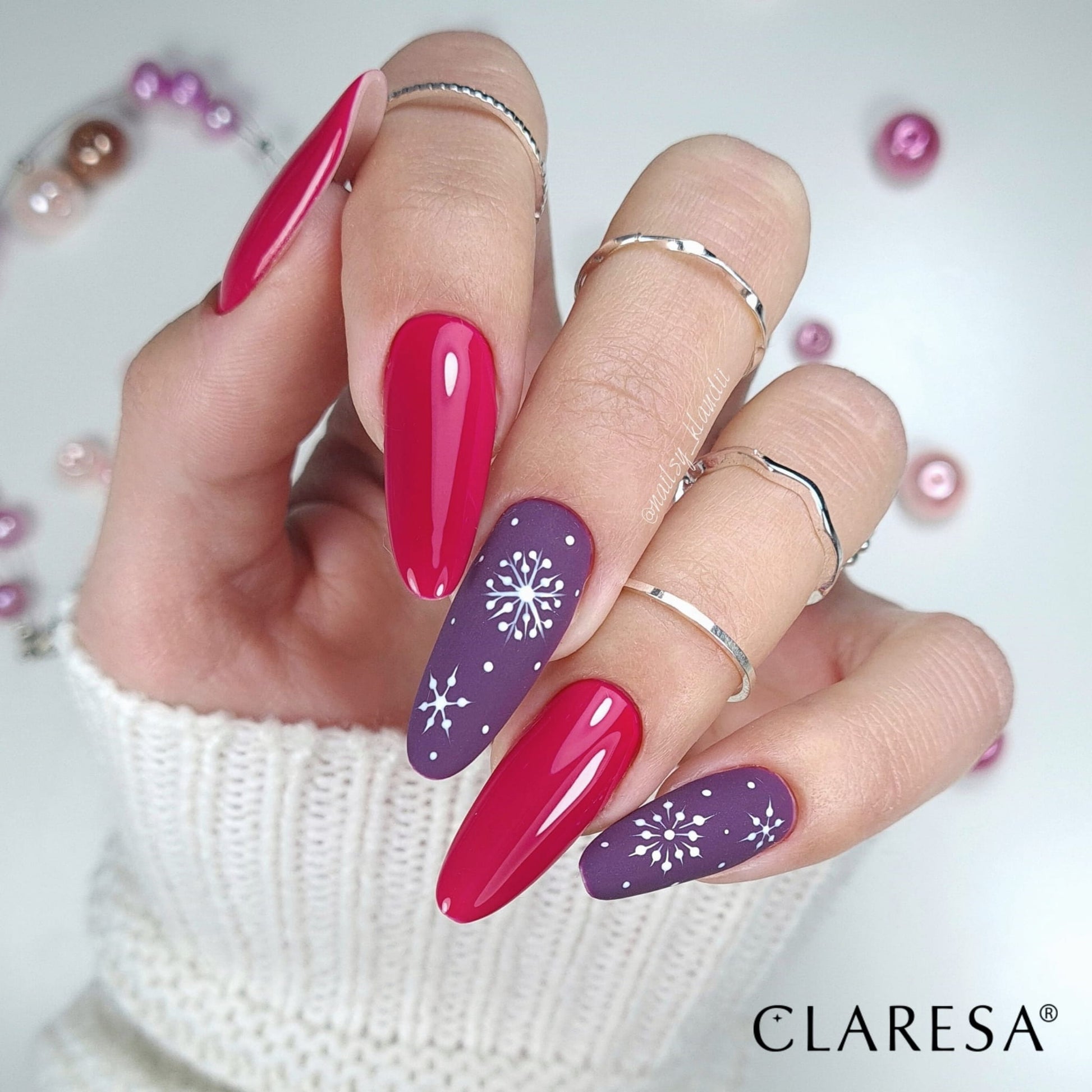 Claresa - Lakier hybrydowy PINK 524 -5g
