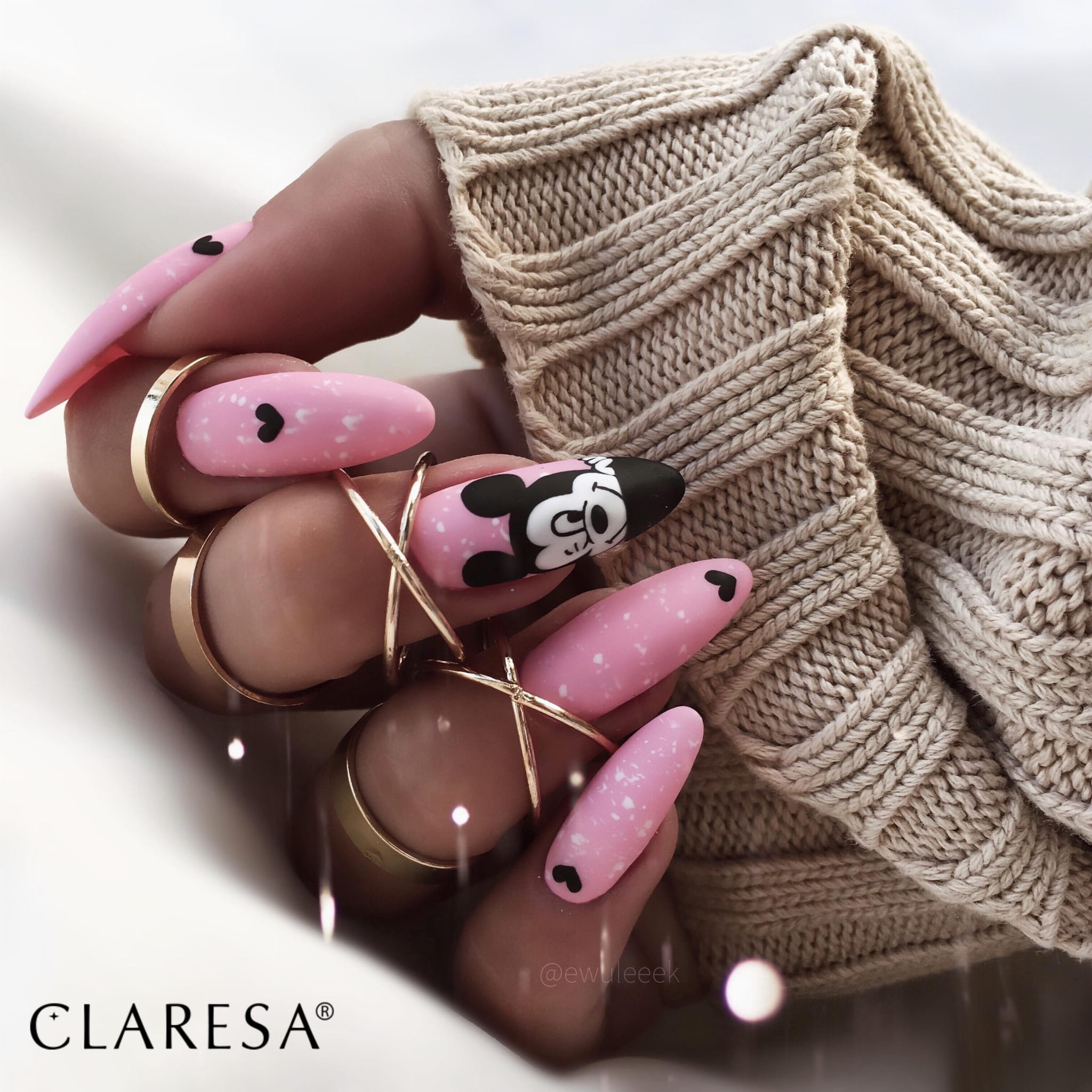Claresa - Lakier hybrydowy PINK 513 -5g