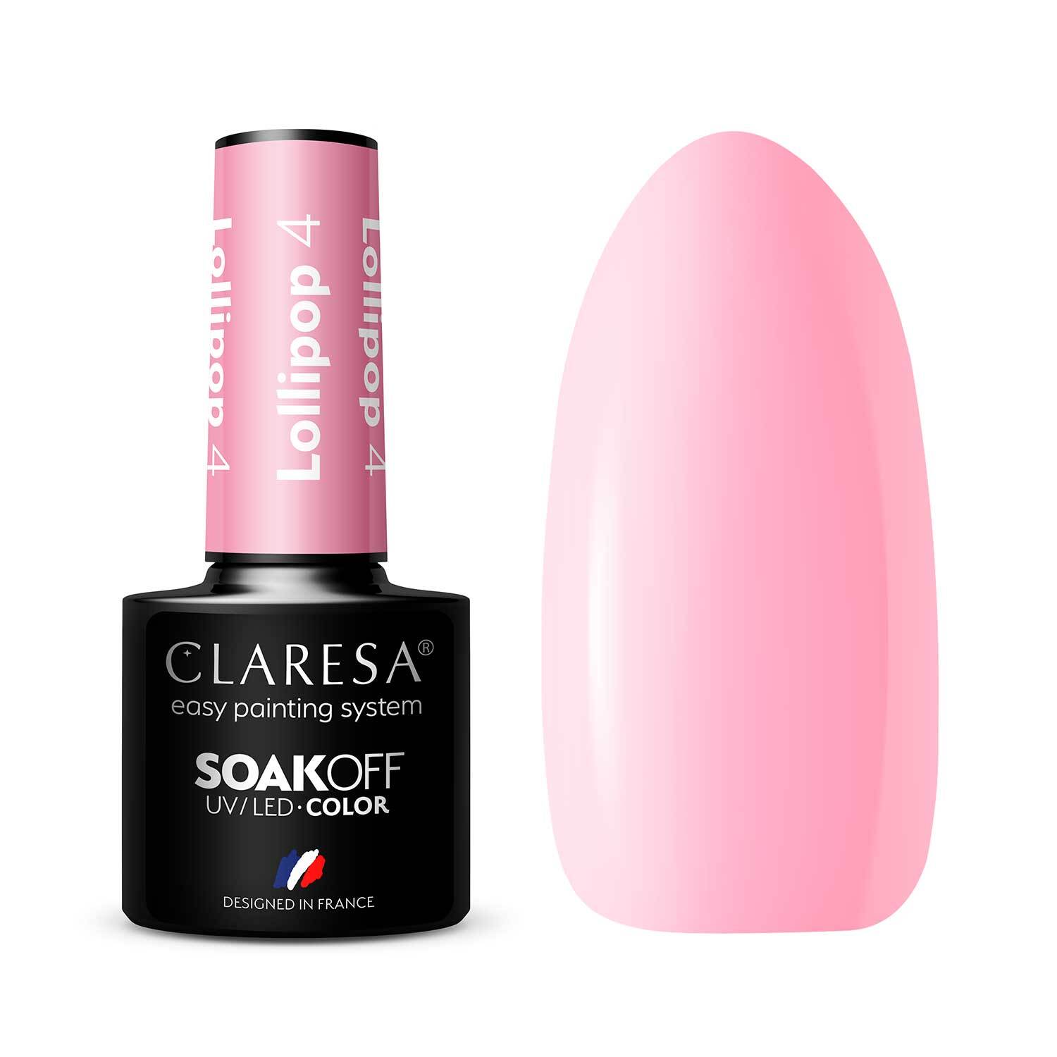 Claresa - Lakier hybrydowy LOLLIPOP 4 -5g