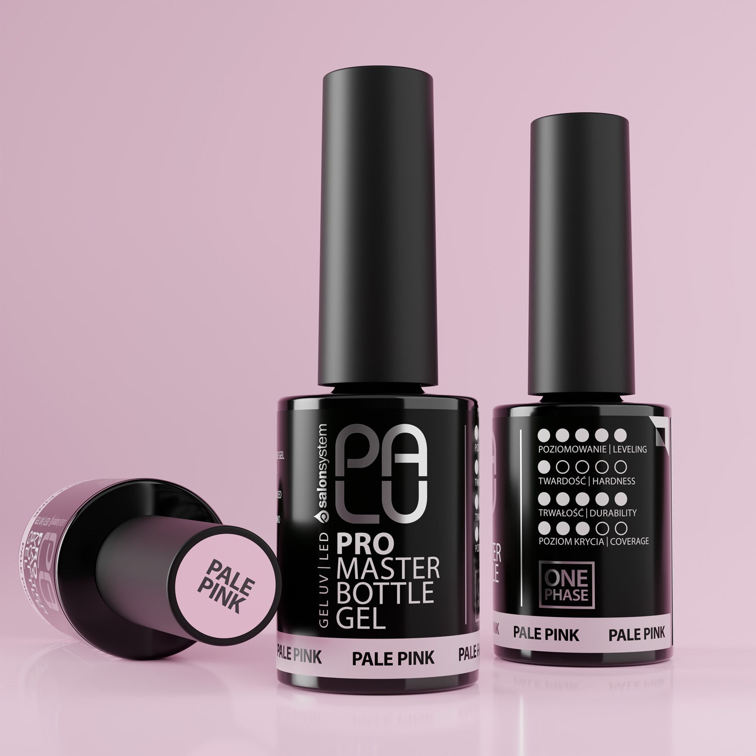Palu Żel W Butelce Pro Master Bottle Gel - Pale Pink 11g
