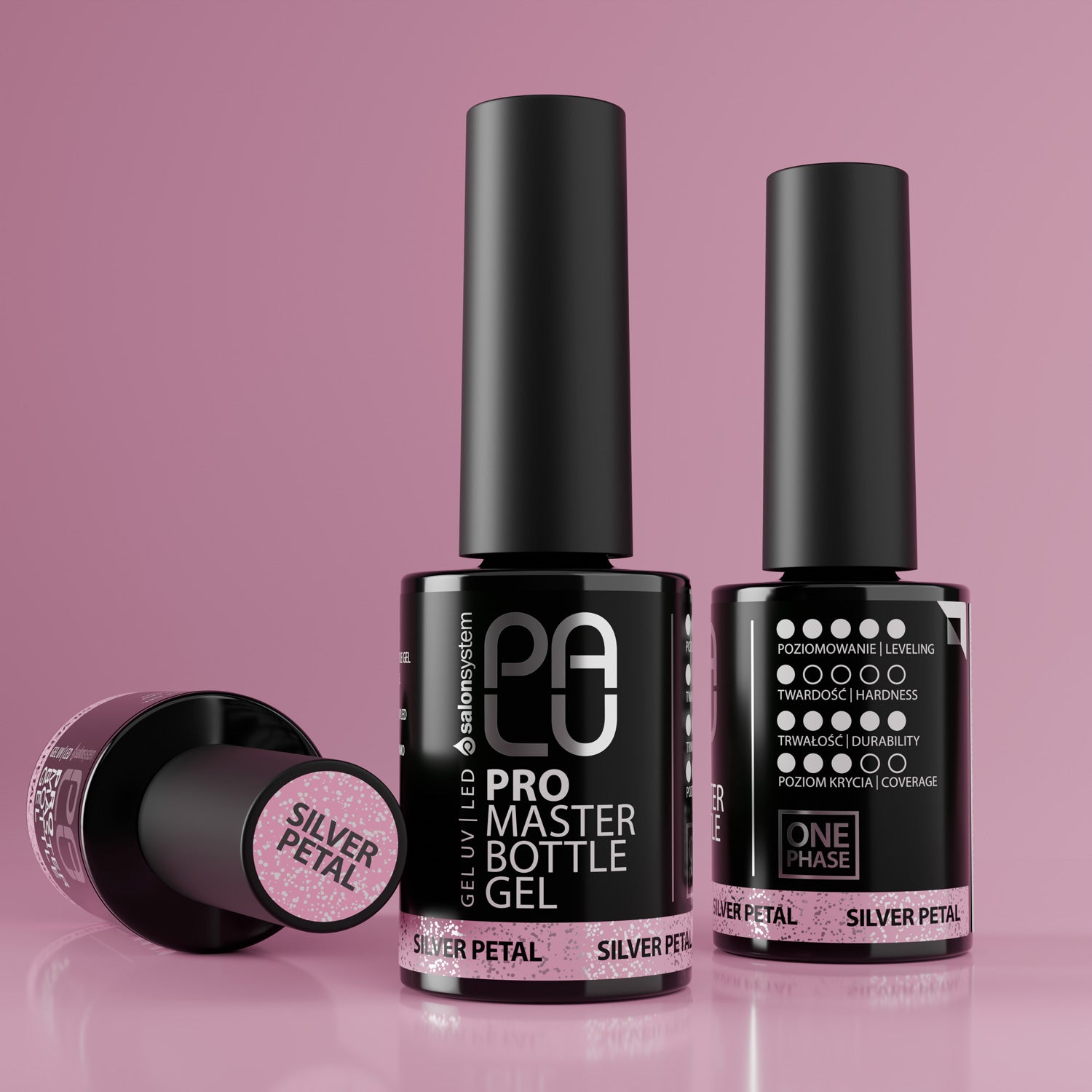 Palu Żel W Butelce Pro Master Bottle Gel - Silver Petal 11g