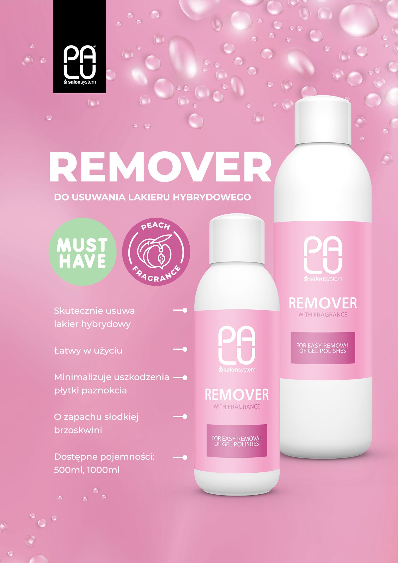 Palu Remover Do Usuwania Stylizacji 1000ml