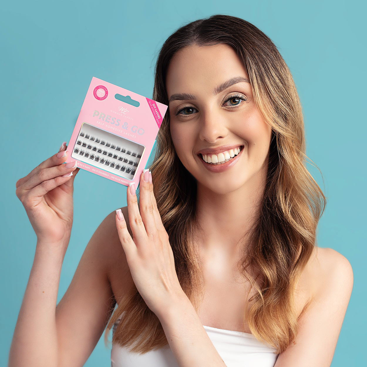 Wonder Lashes Press & Go Volume - Samoprzylepne Rzęsy DIY