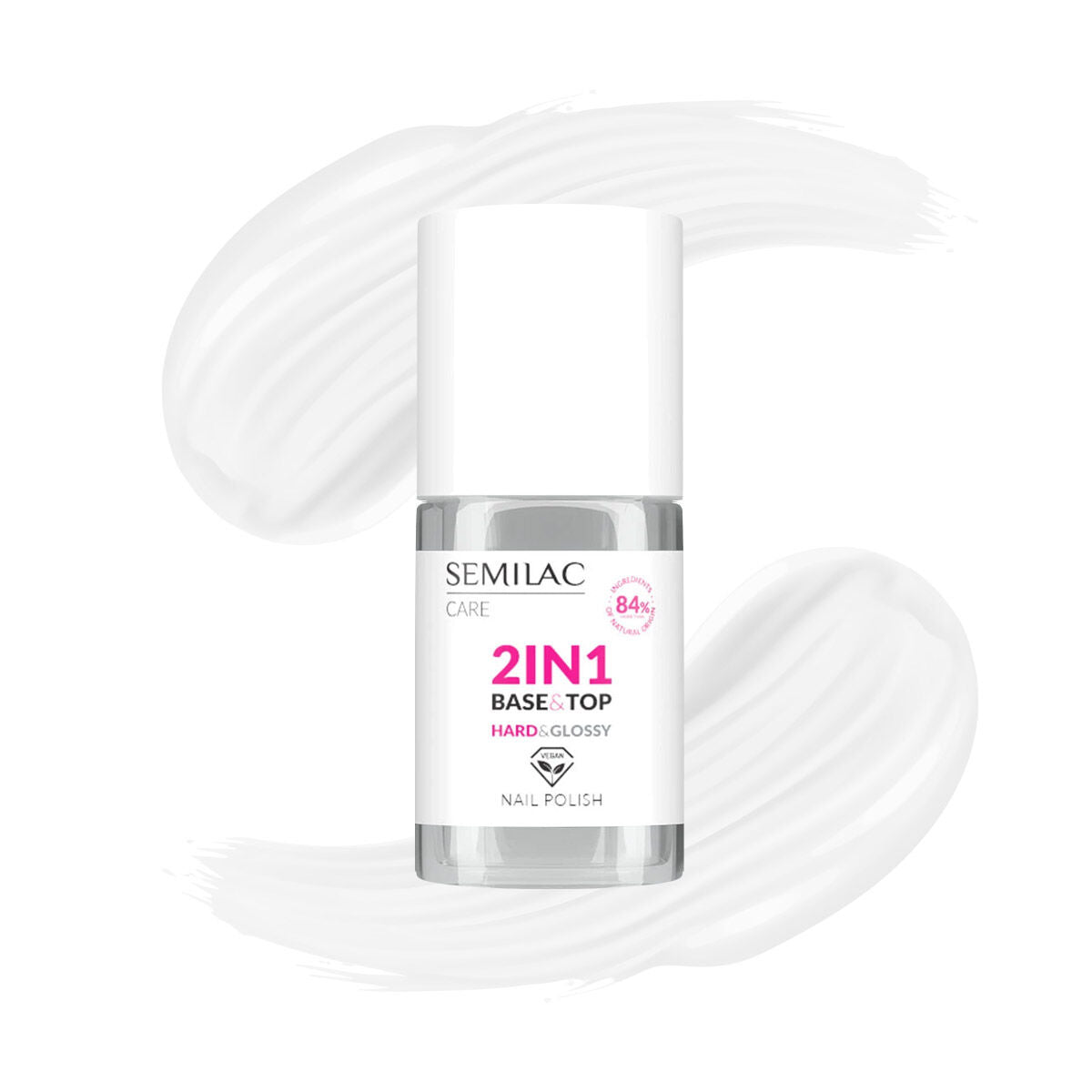 Semilac Bazo/Top 2w1 Do Lakierów Klasycznych Hard & Glossy 7ml