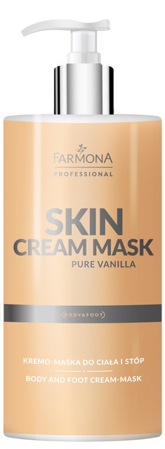 Farmona Skin Cream Mask Pure Vanilla - Kremo-Maska do Ciała i Stóp 500g