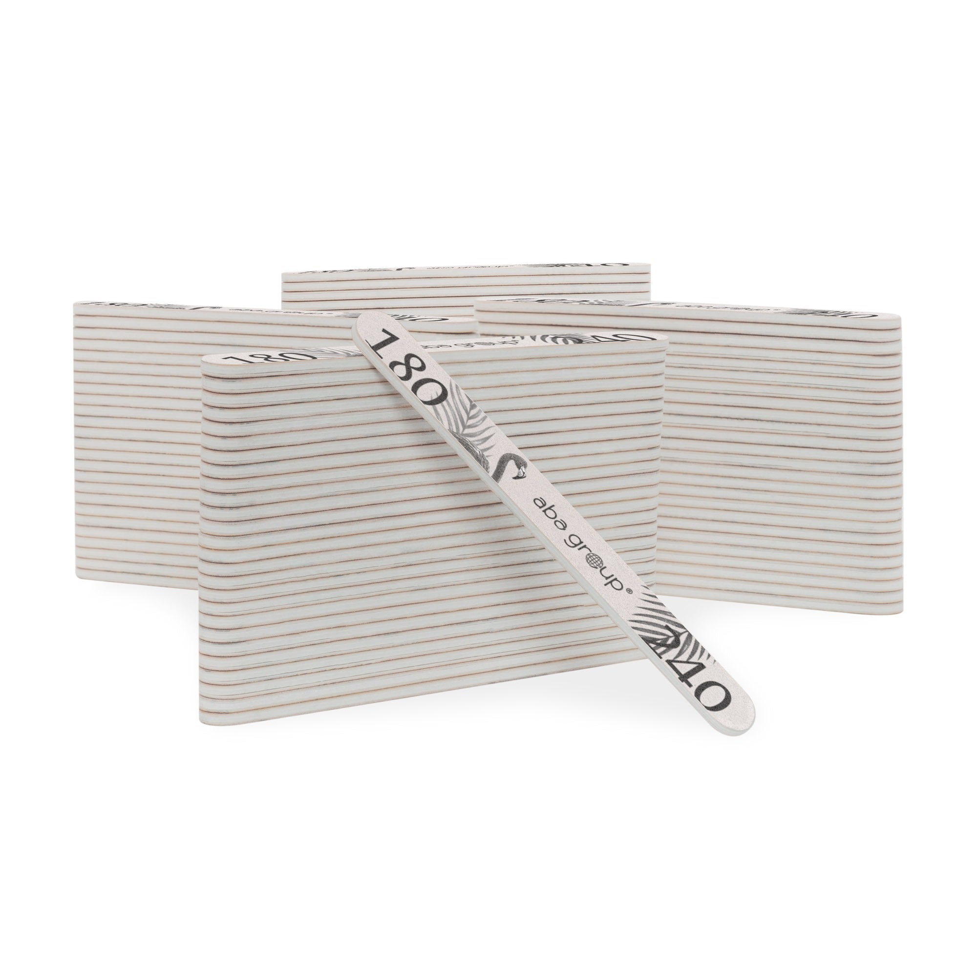 Aba Group Pilnik Do Paznokci PROSTY 180/240 SLIM 100 Sztuk