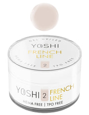 Yoshi - Żel Budujący, Samopoziomujący French Line NO2 50ml