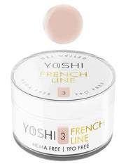 Yoshi - Żel Budujący, Samopoziomujący French Line NO3 50ml