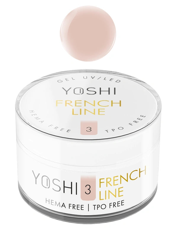 Yoshi - Żel Budujący, Samopoziomujący French Line NO3 50ml