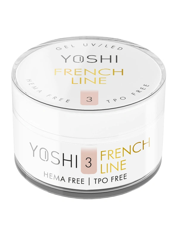 Yoshi - Żel Budujący, Samopoziomujący French Line NO3 50ml