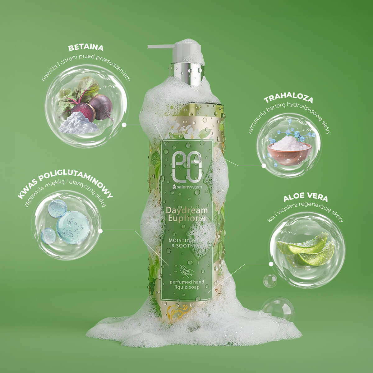 Palu Nawilżająco-Kojące Mydło Do Rąk Daydream Euphoria 400ml
