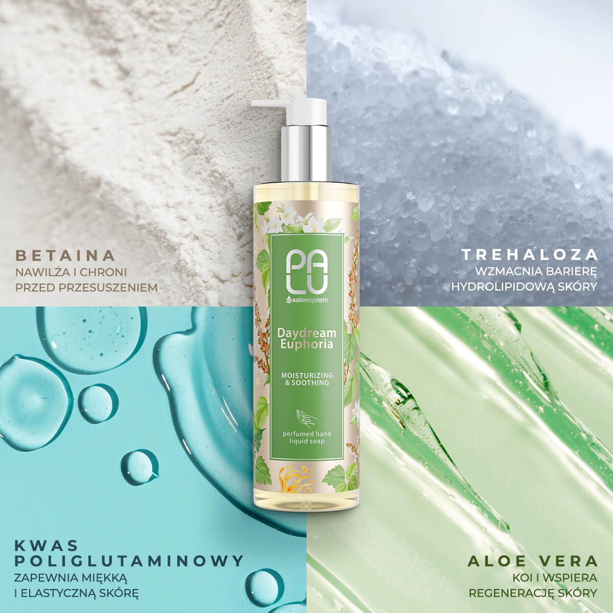 Palu Nawilżająco-Kojące Mydło Do Rąk Daydream Euphoria 400ml