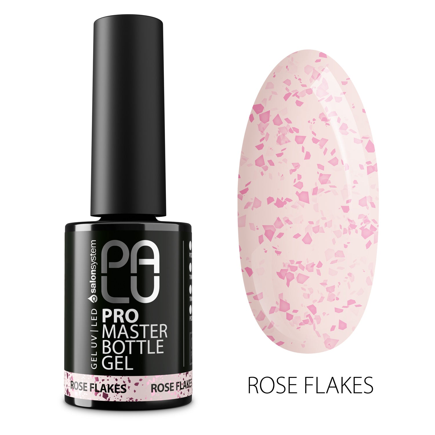 Palu Żel W Butelce Pro Master Bottle Gel - Rose Flakes 11g