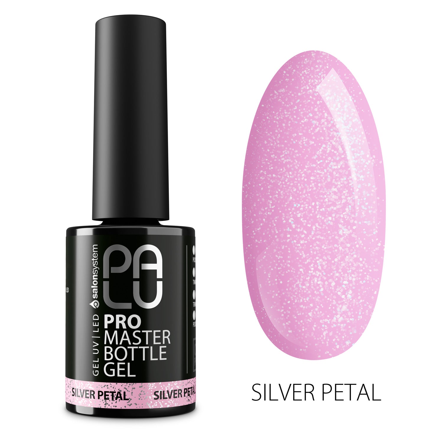 Palu Żel W Butelce Pro Master Bottle Gel - Silver Petal 11g
