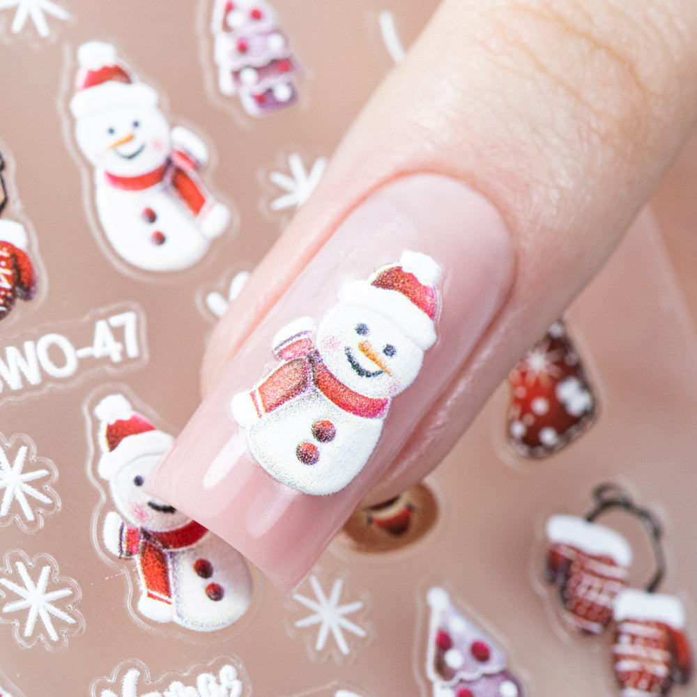 Molly Nails Naklejki Do Paznokci Samoprzylepne Świąteczne SW0-47