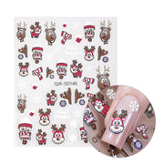 Molly Nails Naklejki Do Paznokci Samoprzylepne Świąteczne QJK- 5D146