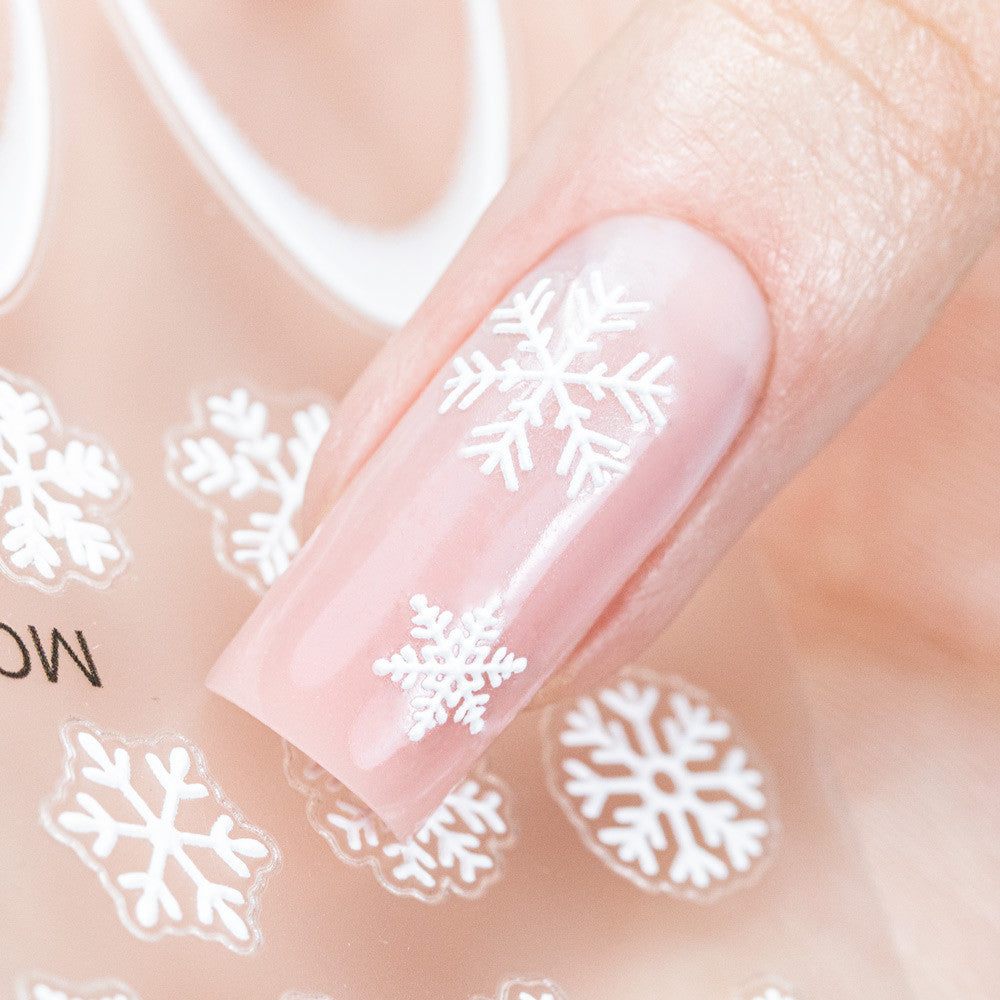 Molly Nails Naklejki Do Paznokci Samoprzylepne Świąteczne/ French/ Francuska Linia Uśmiechu MO-461