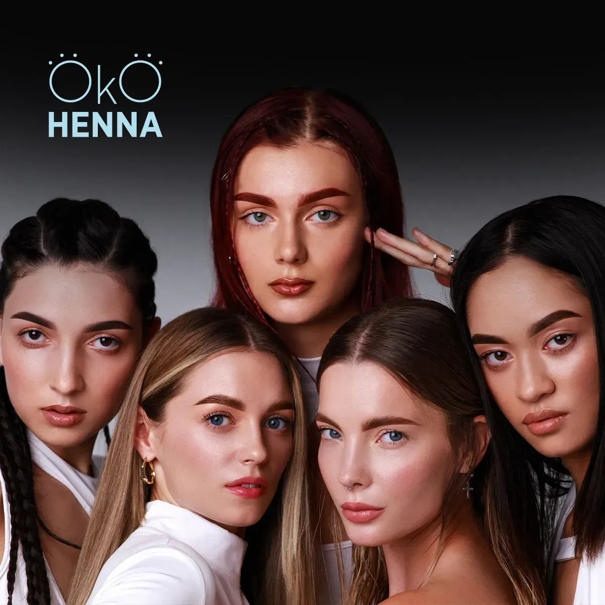 OKO Henna Do Brwi Power Powder, 02 Brown 10G