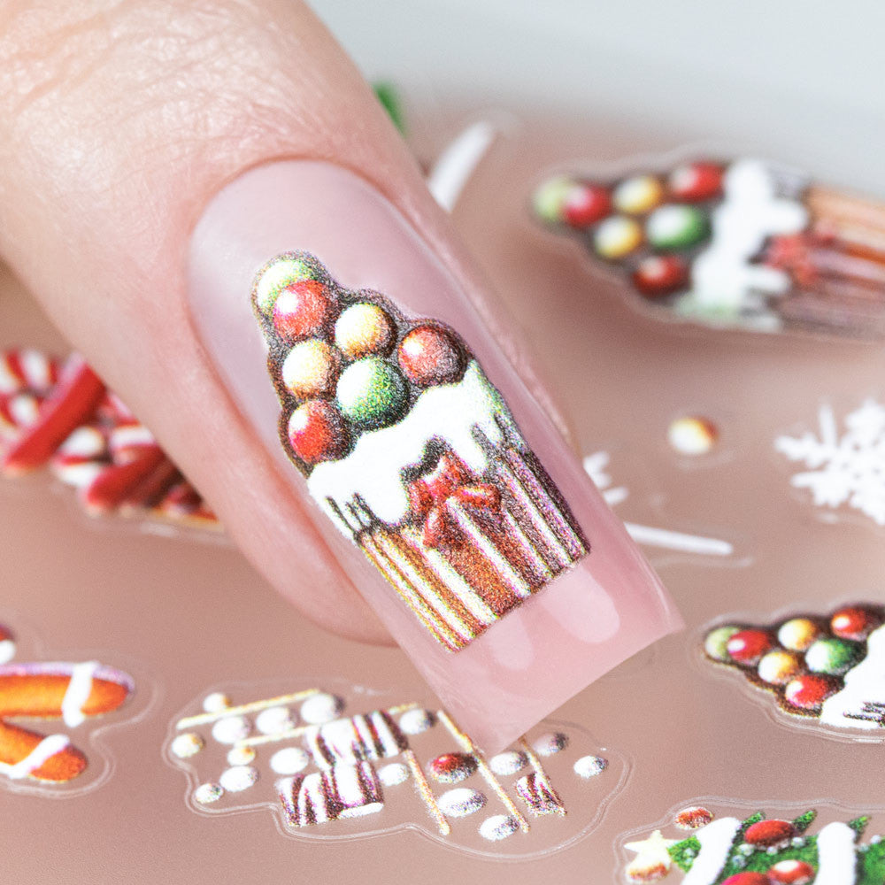Molly Nails Naklejki Do Paznokci Samoprzylepne Świąteczne SW0-42