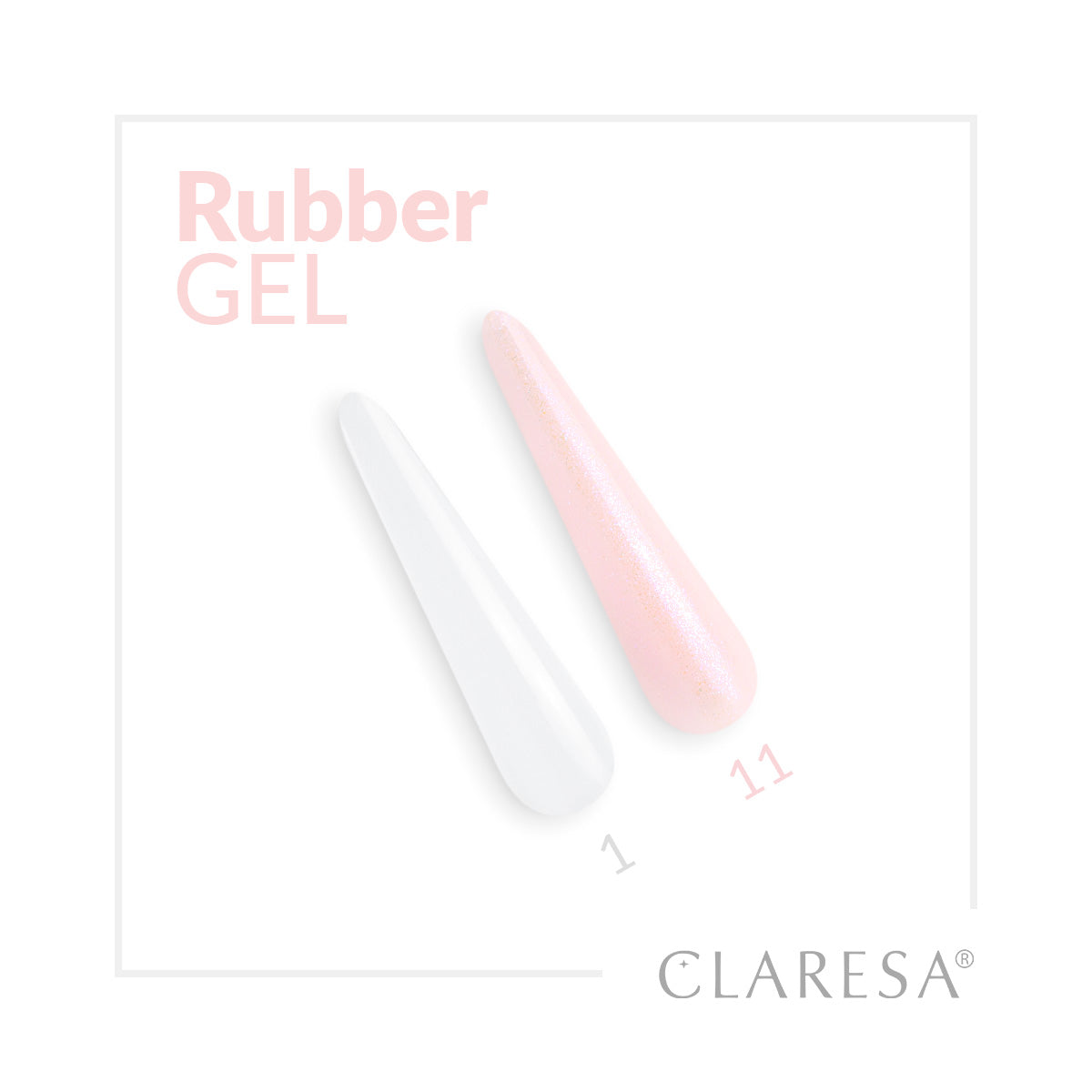 Claresa - Żel budujący Rubber Gel 11 90g