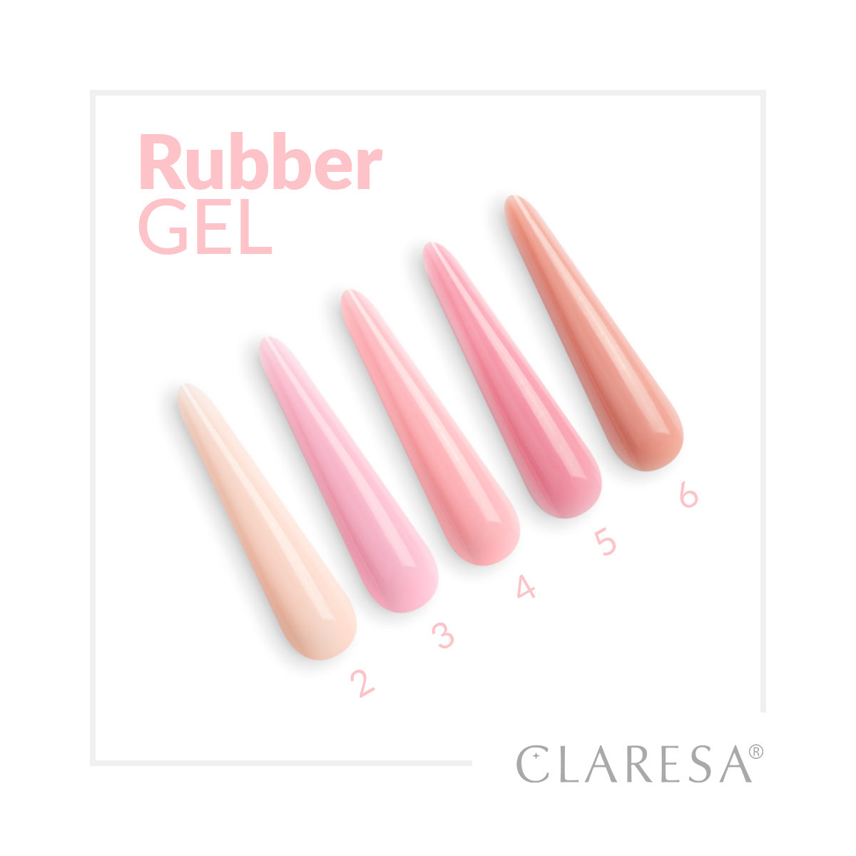 Claresa - Żel Budujący Rubber Gel 4 45g