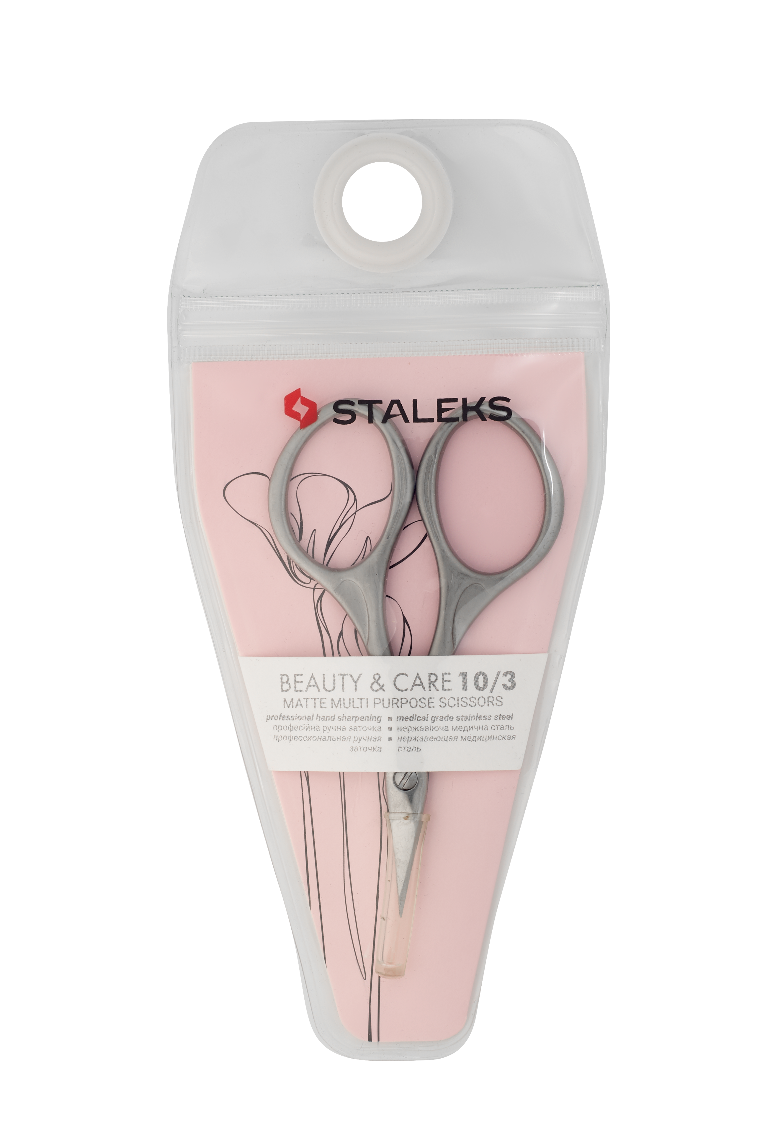 Nożyczki uniwersalne matowe Beauty&Care 10 Type 3