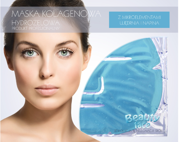 Beautyface Hydrogel Ujędrniająco Nawilżająca Chłodząca Maska Kolagenowa Z Mikroelementami I Mentolem