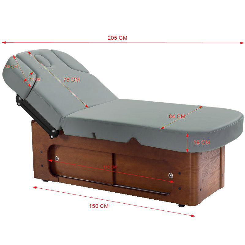 SPA LEŻANKA KOSMETYCZNA AZZURRO WOOD 361A 4 SILN. PODGRZEWANA