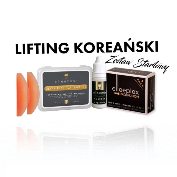 Elleebana Koreański Lifting Rzęs Elleeplex - Zestaw Startowy