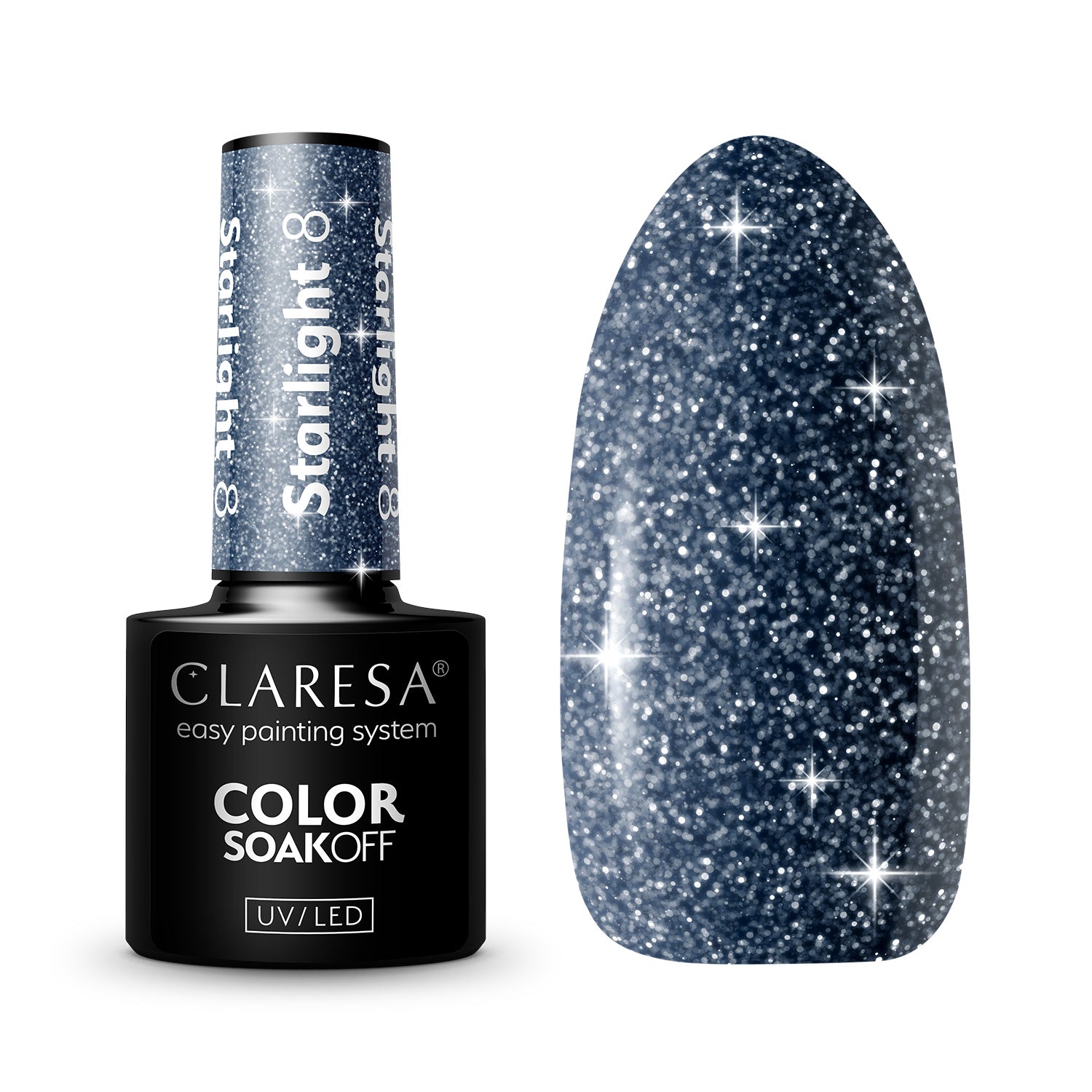 Claresa - Lakier Hybrydowy Starlight 8 -5g