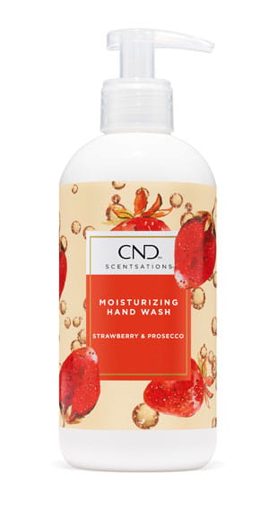 CND Scentsations - Żel Do Mycia Rąk i Ciała Prosecco i Truskawki 380ml